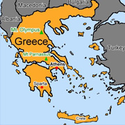 Map of Greece